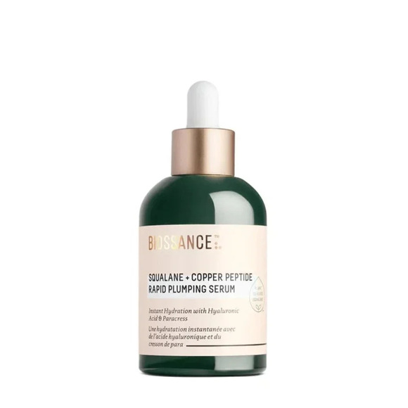 BIOSSANCE SQUALANE + COPPER PEPTIDE RAPID PLUMPING SERUM - FULL SIZE 50ML - Picture 1 of 10